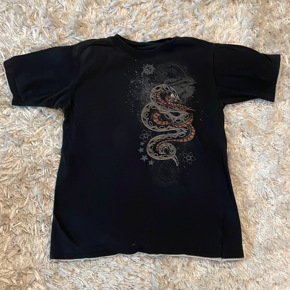 Kids Black Cobra Graphic Tee